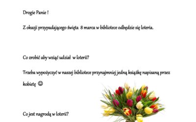 Dzień kobiet w Bibliotece w Miedznie