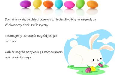 Odbiór nagród za konkurs plastyczny