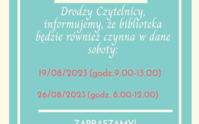 SOBOTY – Informacja