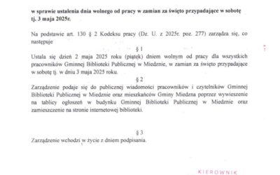 Zarządzenie nr 2/2025