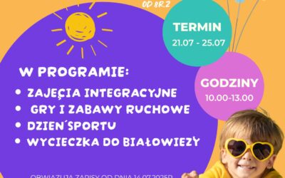 Zajęcia wakacyjne dla dzieci